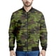 thumbnail image 5 of Chaqueta con estampado de camuflaje para hombre, colorida chaqueta de manga larga con estampado 3D, chaquetas casuales holgadas con cremallera para deportes de calle, 5 of 5