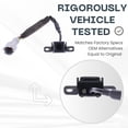 thumbnail image 2 of Backup Camera Replaces for 2012 2013 2014 2015 KIA RIO5 | 2016 2017 KIA RIO5 w/o Premium Audio System OE Part # 957601W310 957601W300, 2 of 5