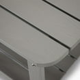 thumbnail image 2 of Table d’appoint Backyard Lifestyles polycarbonate – gris clair, table de patio intérieure et extérieure, 2 of 4