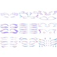 thumbnail image 1 of Pegatinas holográficas ANCIRS para maquillaje de ojos, paquete de 9, 1 of 7