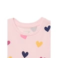 thumbnail image 3 of Garanimals Baby Girls Print Babydoll Dress with Long Sleeves, Sizes 0M-24M, 3 of 4
