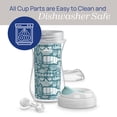 thumbnail image 4 of Chicco 9oz. Insulated Rim Trainer with Bite-Resistant Spout and Double-Wall Insulation, 12m+, 2-Pack - Ocean Print/Surf, 4 of 10