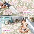 thumbnail image 3 of SAFAVIEH Cabana Iskra Indoor/Outdoor Area Rug, Green/Pink, 8' x 10', 3 of 16