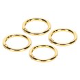 thumbnail image 1 of 20Pcs Round Spring Snap Clip, 1.61in Diameter 0.2in Thick Round Metal Split Rings for Keychain Necklace Jewelry DIY, 1 of 8
