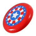 thumbnail image 4 of Red Flying Disk Toy, 100% Recycled Plastic, 9.9 inch, by Play Day Brand, 4 of 10