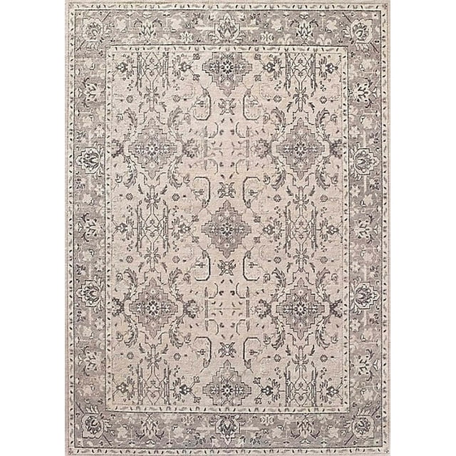 Ahgly Company Tapis d'Intérieur Rectangle Mid-Century Moderne Rose Pourpre Zone Orientale, 8' x 10'
