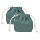 thumbnail image 1 of Uxcell 2 Pcs Bolsa de Maquillaje con Cordón, Bolsa Cosmética de Lona de 4.7" para Mujeres, Organizador de Artículos de Tocador para Viajes, Accesorios de Tocador, Gris Oscuro, 1 of 7