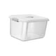 thumbnail image 4 of Caja contenedora para artículos diversos, organizador de joyas, contenedor para accesorios para el cabello Blanco, 4 of 9