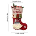thumbnail image 4 of Xuniizn Christmas Stockings Bulk, Assorted Festive Xmas Stockings for Fireplace Mantel Decor, Traditional Holiday Ornaments, Christmas Decorations for Home, Cloth, 4 of 7
