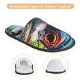 thumbnail image 3 of Fotbe Stylish Sunglasses Iguana Pantuflas Peludas para Mujer con Estampado, Zapatillas de Peluche, Zapatos de Invierno para Casa, Uso Interior y Exterior-Large, 3 of 8