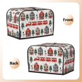 thumbnail image 3 of Fotbe Christmas Houses for Two Slice Toaster Cover, Fingerprint Protector, Super Soft Appliance Cover And Dust Cover,Bread Dust Cover & Fingerprint Protection, 3 of 7