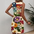 thumbnail image 7 of IROINNID 4th of July Dress for Women Sleeveless Sundress July 9th Fashion Casual Printed Camis Mini Dress V-Neck Round-Neck Dress, 7 of 7