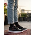 thumbnail image 2 of Tenis Vulcanizado Para Niño Charly® Color Negro Rojo Urbano negro 23.5, 2 of 10