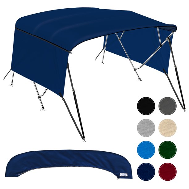 KNOX Universal 4Bow Bimini Tops for Boats Cover Side Walls, Support
