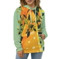 thumbnail image 5 of Hello Sunshine! - Orange Bird And Girls(green Background) men and women 1453D Printed Hoodie Funny Fashion Casual Personality Hip Hop Long Sleeve Cool Pullover, 5 of 8