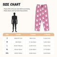 thumbnail image 3 of Sikiie Rabbit Holding Flowers Women’s Ultra-Soft Comfy Lounge Pants Sleepwear Comfy Lounge Pants Drawstring Sleep Bottoms with PocketsSmall, 3 of 6
