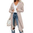 thumbnail image 2 of Vedolay Womens Suit Jackets Women Oversized Casual Jacket Casual Long Sleeve Distressed Ripped Coat,Pink M, 2 of 5