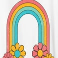 thumbnail image 3 of Instant Message - Flowers and Rainbows - Women's Short Sleeve Graphic T-Shirt, 3 of 6