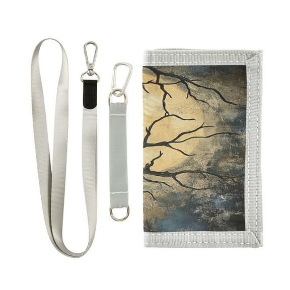 Cloth Purse Boys' Novelty Wallets Girls' Novelty Wallets Men's Wallets Women's Wallets Card Wallet Cash Wallet Student ID Bag Coin Wallet Cool Owl Of The Night