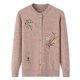 thumbnail image 1 of Ropa de primavera y otoño para mujeres de mediana edad, suéter de madre, suéter fino, cárdigan de mujer, abrigo de camisa pequeña de mediana edad y anciana, 1 of 3