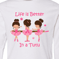 thumbnail image 4 of Inktastic Life's Better In A Tutu KS Long Sleeve Youth T-Shirt, 4 of 5