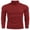Red, variant on Men Mock Turtleneck Sweater Regular Fit Long Sleeve Sweater Pullover Sweaters