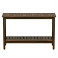 thumbnail image 5 of ZENY 48" 2-tier Wooden Console Table, Brown, 5 of 10