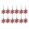 thumbnail image 4 of Melrose International Fir Wood Snowflake Ornament (Set of 12), 4 of 4