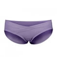 thumbnail image 1 of Ropa interior de embarazo de algodón transpirable bragas elásticas de cintura baja en forma de U para mujer Anggrek Otros, 1 of 8