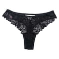 thumbnail image 1 of Tanga Secret Treasures para Dama , de Encaje Negro Talla G, 1 of 4