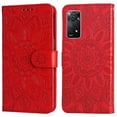 thumbnail image 4 of Funda tipo cartera GANGXUN para Xiaomi Redmi Note 12 Pro 4G , diseño girasol, cuero PU, soporte, cierre magnético, tarjetero, 4 of 5