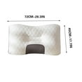 thumbnail image 3 of EGNMCR Pillow Case Soft And Non Collapsing Core Protects The Cervical Spine And Helps Sleep. Adult And Student Household Massage pillows pillows, 3 of 9