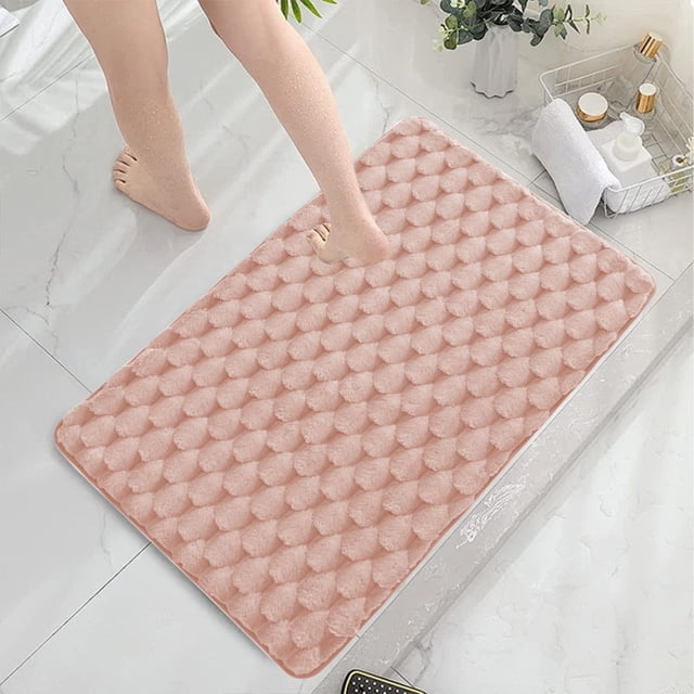TIMIFIS Bathroom Rugs Mat Entry Mat Entry Mat Absorbent Mat for The Home Bathroom Carpet Bath Mat