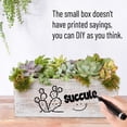 thumbnail image 4 of LotFancy 2 Pack Rustic Bathroom Decor Box, Wood Back of Toilet Storage Basket, White, 4 of 9