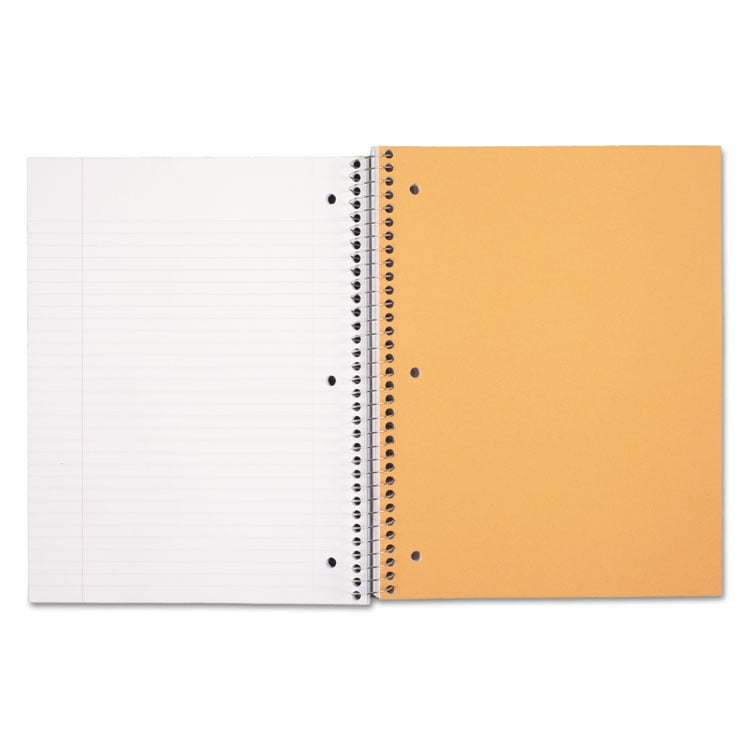 Spiral Notebook, 5 Subject, Medium/college Rule, Randomly Assorted Covers, 10.5 X 8, 180 Sheets