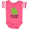 thumbnail image 3 of Inktastic My Papi Loves Me Grandson Frog Boys Baby Bodysuit, 3 of 5