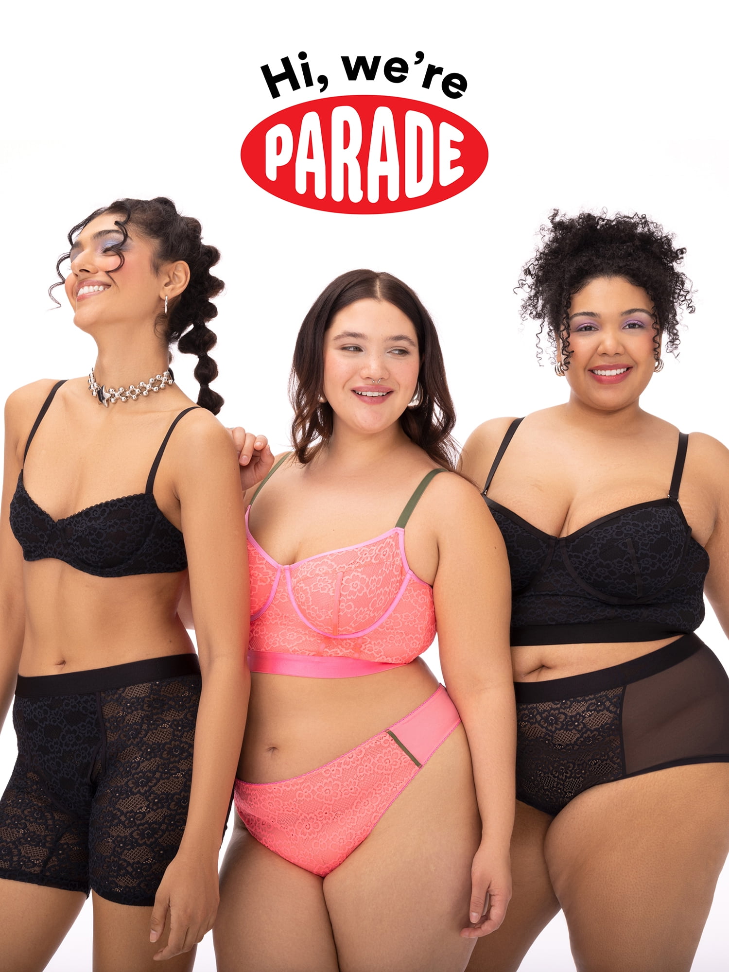 Parade Lace Boxer Brief, Sizes XS to 3XL