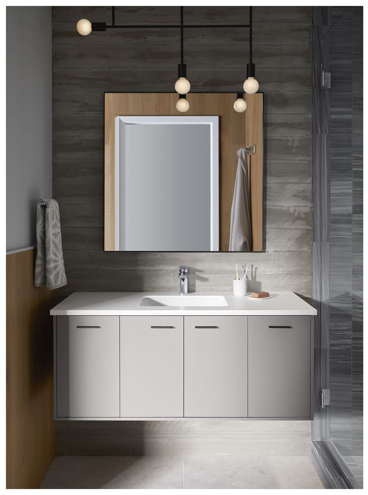 Kohler 23472-4-TT 1.2 GPM Single-Handle Bathroom Sink Faucet - Vibrant Titanium