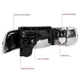 thumbnail image 6 of NUVISION for 99-06 Chevy Silverado Suburban 1500 2500 Chrome Housing Headlight Head Lamp, 6 of 8
