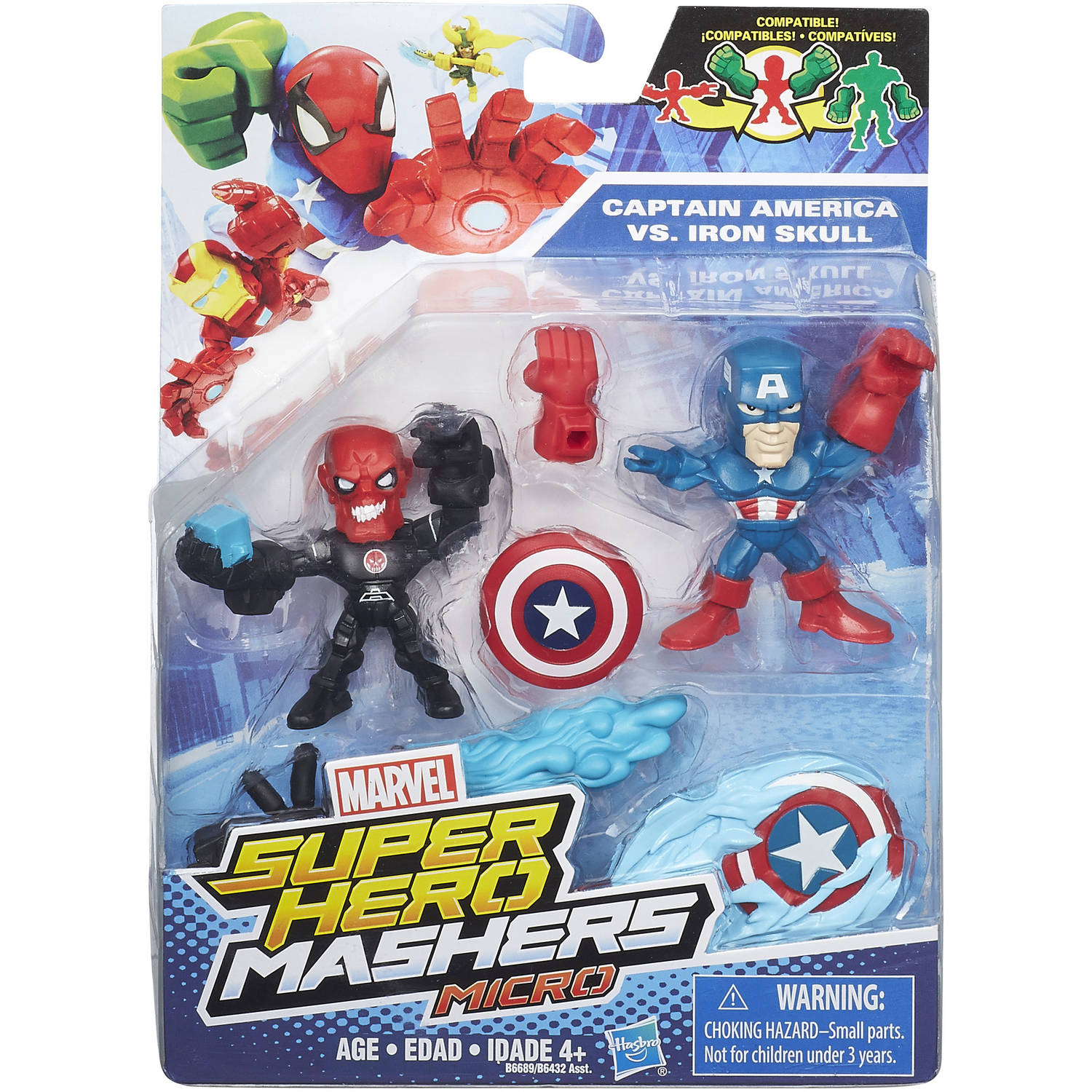 Marvel Super Hero Micro Mashers 2 Pack: Captain America and Arnim Zola - image 3 of 9