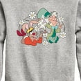 thumbnail image 3 of Disney - Alice In Wonderland - Hatter And Hare Daisy - Toddler & Youth Crewneck Fleece Sweatshirt, 3 of 5