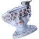 thumbnail image 3 of Garden 1Pc Classic Girl Head Statue Flowerpot Creative Luminouse Solar Adornment Grey, 3 of 5
