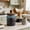 Blue, variant on 700ml Farmhouse Decor Colored Glass Storage Jar, Airtight Kitchen Sealed Canister with Lid, Decorative Container for Snacks Tea Home Kitchen Countertop Pantry Organization Daily Use
