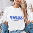thumbnail image 4 of Jollimate Fearless Shirt, Christian Shirt For Women, Bible Verse Tee, Faith Shirt Gift For Her, 4 of 6
