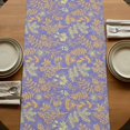 thumbnail image 5 of Table Runners 90 Inches Long Dress Scarves, Purple Dandelion Farmhouse Coffee/Dining/Kitchen Table Runner for Living Room, Modern Minimalist Flowers Spring 13x90 Inch, 5 of 9