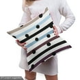 thumbnail image 4 of Ambesonne Geometric Fabric by the Yard Upholstery, Hand Drawn Dots Lines, 2 Yards, Multicolor, 4 of 4