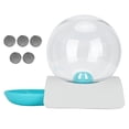 thumbnail image 1 of 2.8L Pet Gravity Waterer Dispenser Automatic Water Drinking Fountain for Cats DogsGreen, 1 of 9