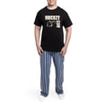 thumbnail image 5 of CafePress - Hockey Dad Men's Dark Pajamas - Men's Dark Loose Fit Cotton Pajama Set, 5 of 7