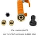 thumbnail image 5 of Lavadora portátil Hydro Jet de alta presión, herramienta de lavado con rociador de varilla de riego de metal para coche de jardín, naranja Sweethay HA005226-03B, 5 of 7