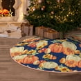 thumbnail image 5 of Sikiie fall Pumpkin Daisy Christmas Tree Skirt, Christmas Tree Decorations, Christmas Decor, Tree Mat Decoration(30-48IN)-48", 5 of 6